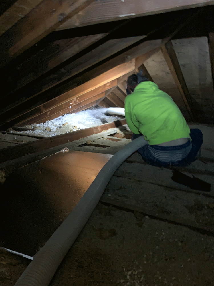 Blowing Attic Insulation